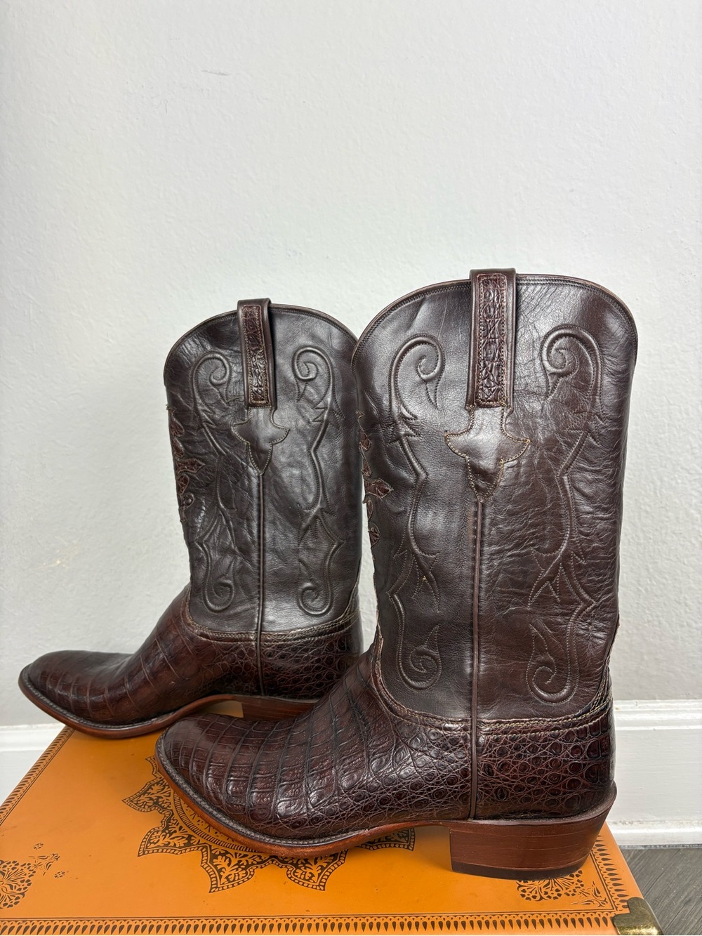Lucchese Custom Fit Ultra Belly Caiman